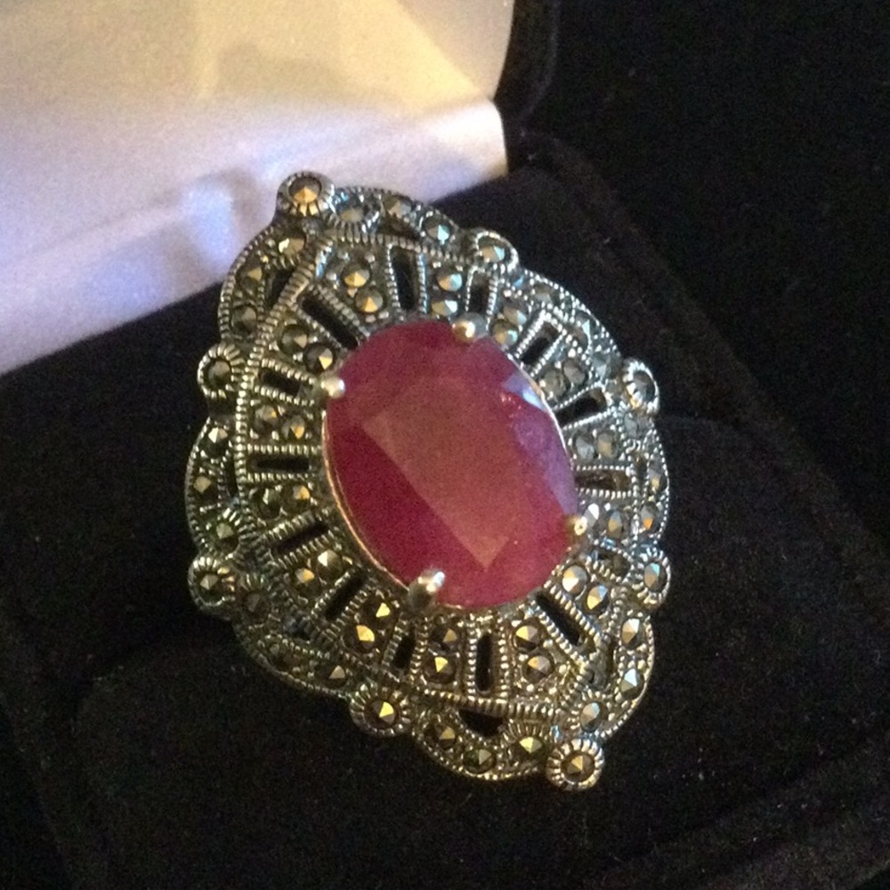 Exquisite Genuine Ruby Ring From Atlanta Estate - image 8
